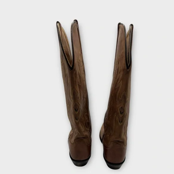 Old West TS1541 Snip Toe Cowgirl Western Cowboy
Leather Women's Boots Size 8 - Picture 3 of 6